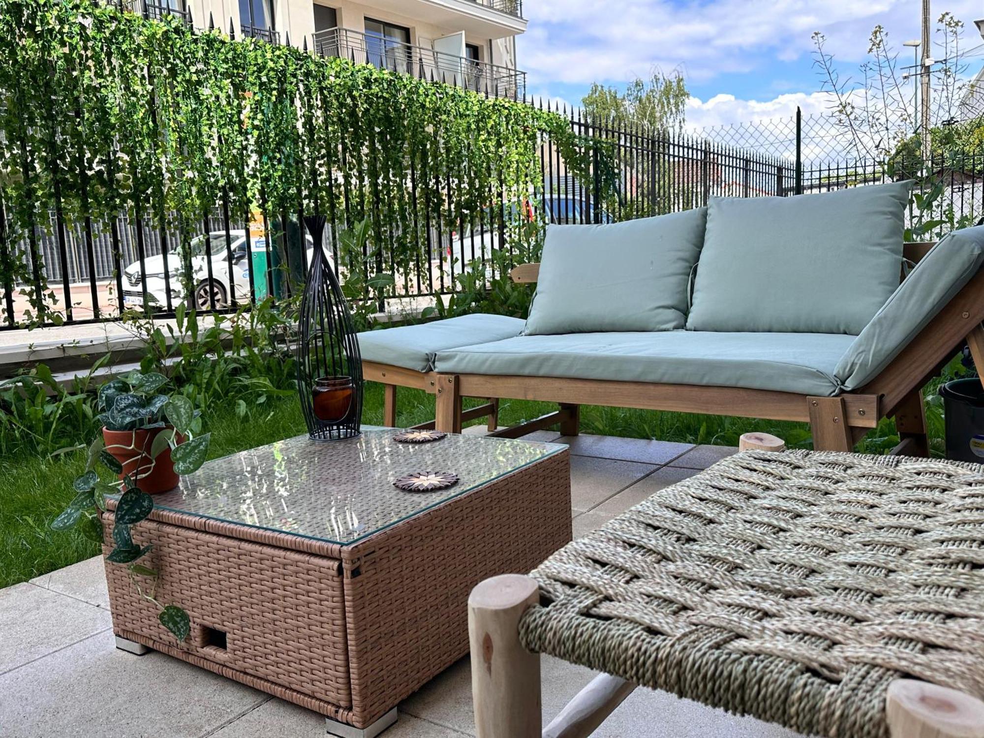 Cosy Summer Stay In Boho Style Apartment - 8 Mins From Paris Center - Garden And Underground Parking Clamart Exterior foto